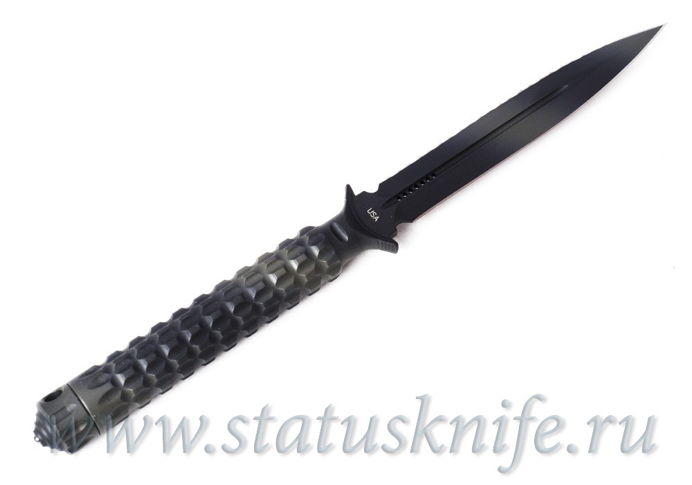 Нож Microtech ADO 115-3GC Green Camo Dagger Fixed Full Serr