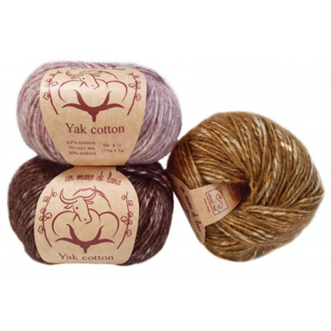 Wool Sea Yak cotton (63% хлопок, 7% пух яка, 30% нейлон, 50г/115м)