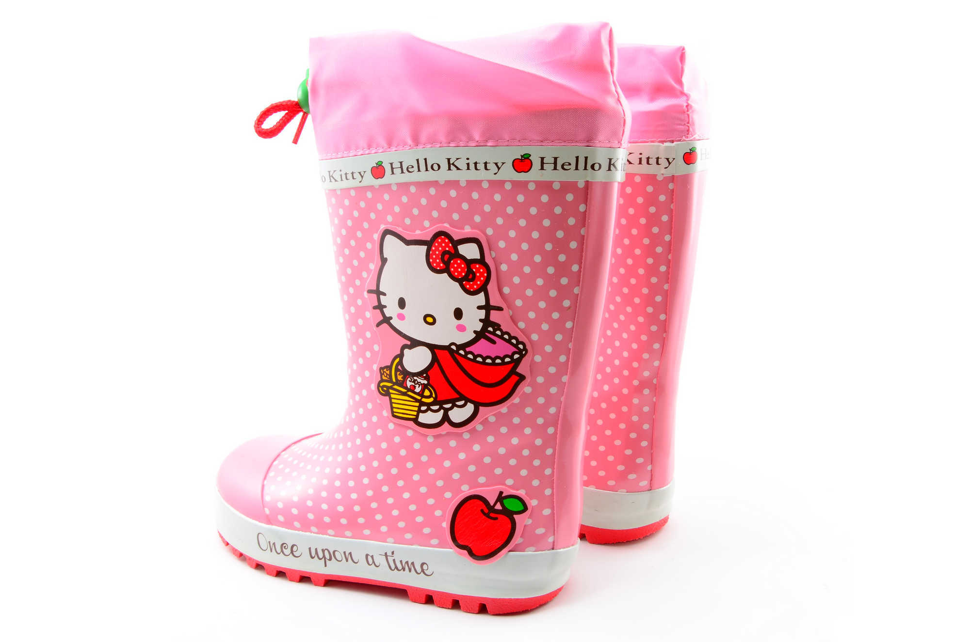 Резиновые сапоги для девочек утепленные Хелло Китти (Hello Kitty), цвет розовый