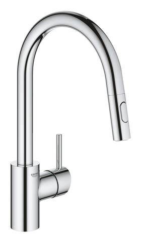 GROHE Concetto 31483002 Смеситель для мойки с выдвижным изливом