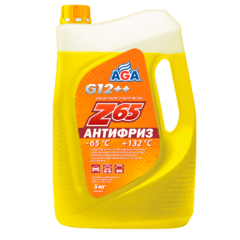 ОЖ Антифриз готовый AGA Z-65 G12++ желтый (5кг)