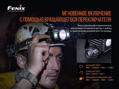 Фонарь налобный Fenix HP30R V2.0 3000lm аккумуляторный