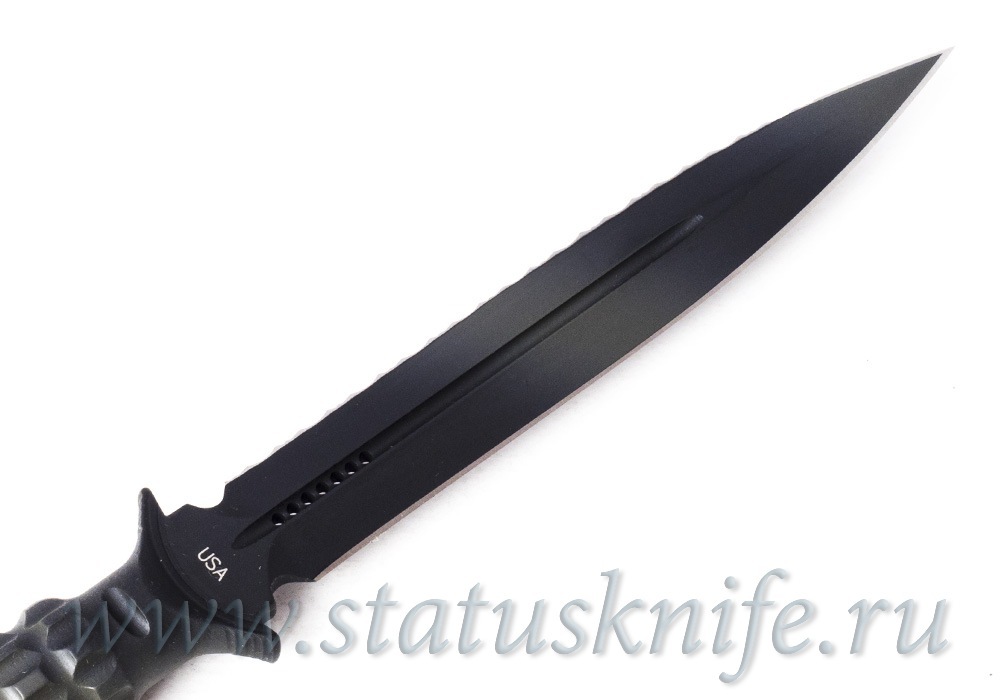 Нож Microtech ADO 115-3GC Green Camo Dagger Fixed Full Serr