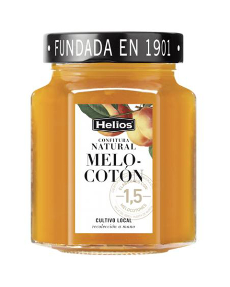 Конфитюр Helios из персика Natural 330 гр.