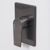 WasserKRAFT A8451.186.239.215 Встраиваемый комплект для биде со шлангом, цвет: воронёная сталь