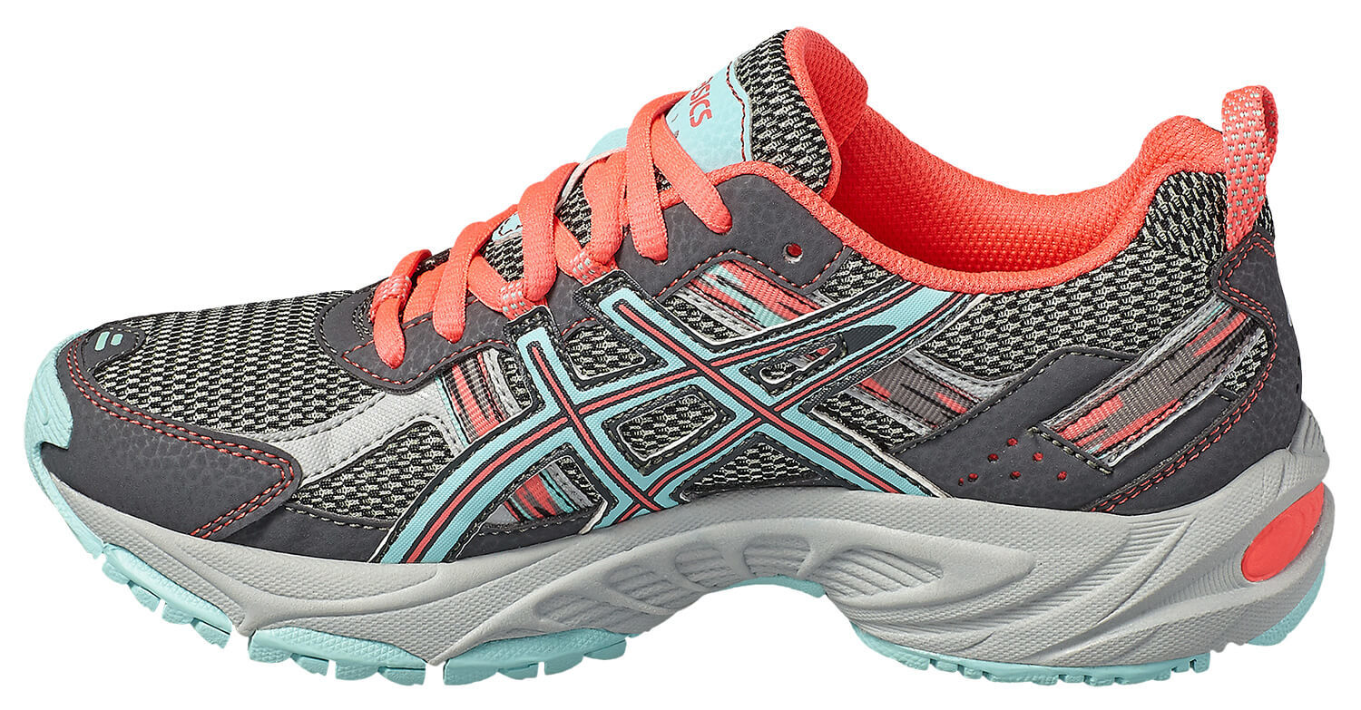 Asics Gel Venture 5 Gs кроссовки для бега детские серые - 5