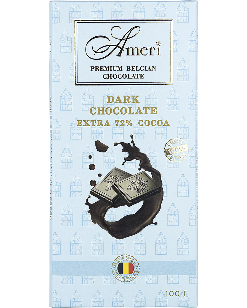 Экстра Горький Шоколад Ameri 72% 100 г