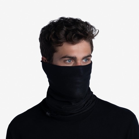 Шарф-труба с флисом двухсторонний Buff Polar Reversible Black/Black фото 2