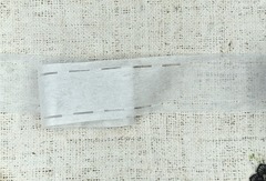 Лента корсажная клеевая 6 см, 40 гр/кв.м., белый