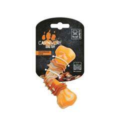 MPets игрушка для собак Карнивор кость бумеранг, вкус бекона, желтая 15.5 x 6.1 x 3.7