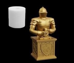 Силиконовый молд Шахматная фигура № 1 Пешка ( серия Шахматы Рыцари)