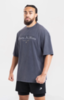 Футболка Boxraw Poetry In Motion Oversized Синий