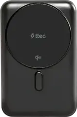 Внешний аккумулятор TTEC ReCharger Pro M 10000mAh Qi2&MagSafe Competible 15W Powerbank встр кабелем PD 30W USB-C, черный
