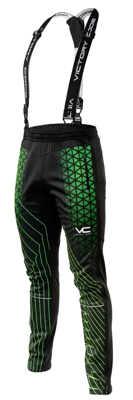 Victory Code Quantum разминочный лыжный костюм green - 6