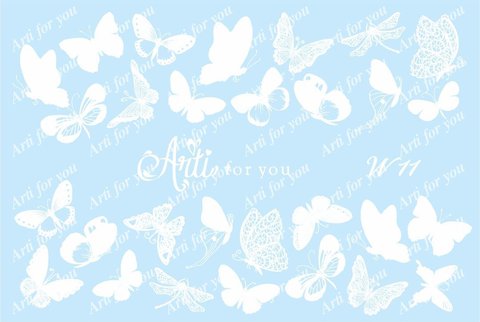 Слайдер наклейки Arti for you цвет белый №W11 купить за 100&nbsp;руб