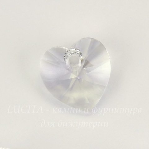 6228 Подвеска Сваровски Сердечко Crystal (10,3х10 мм)