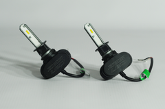 Комплект LED ламп головного света 4300 H1 (радиатор) ZES LED чип PH