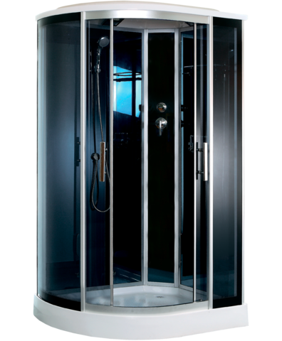 Timo Standart T-1102PR Душевая кабина 120x85, цвет: хром,чёрный