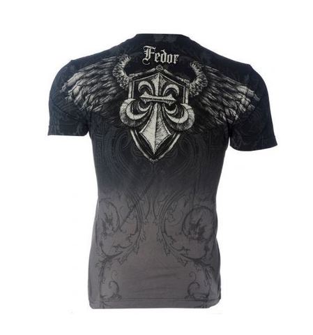 Last Emperor | Футболка мужская Fedor Eagle TF6 от Affliction спина