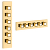 Gessi 43109#031 Внутренняя часть встраиваемого термостатического смесителя с 5ю независимыми выходами