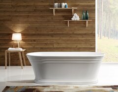 BelBagno BB402-1700-790 Отдельностоящая акриловая ванна в комплекте со сливом-переливом, 170x79, цвет: белый фото