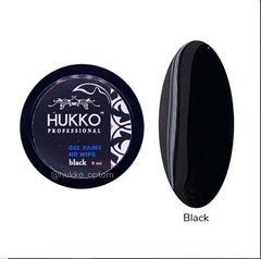 Гель-краска без л/с черная  Hukko Professional