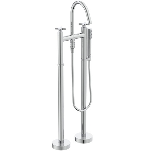 Ideal Standard Joy Neo BD168AA Двурукоятковый напольный смеситель для ванны Chrome (Хром)