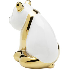 Фигура декоративная Sitting Panda «Сидящая панда» 18 см, Золотой