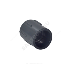 Муфта ПВХ серая под клеевое соед Дн 20х1/2" Ру16 ВР напорная Aquaviva FTH020A