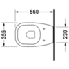 Duravit D-Code 21150900002 Унитаз приставной