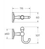 Art&Max Antic AM-E-2686BQ Крючок, цвет: бронза