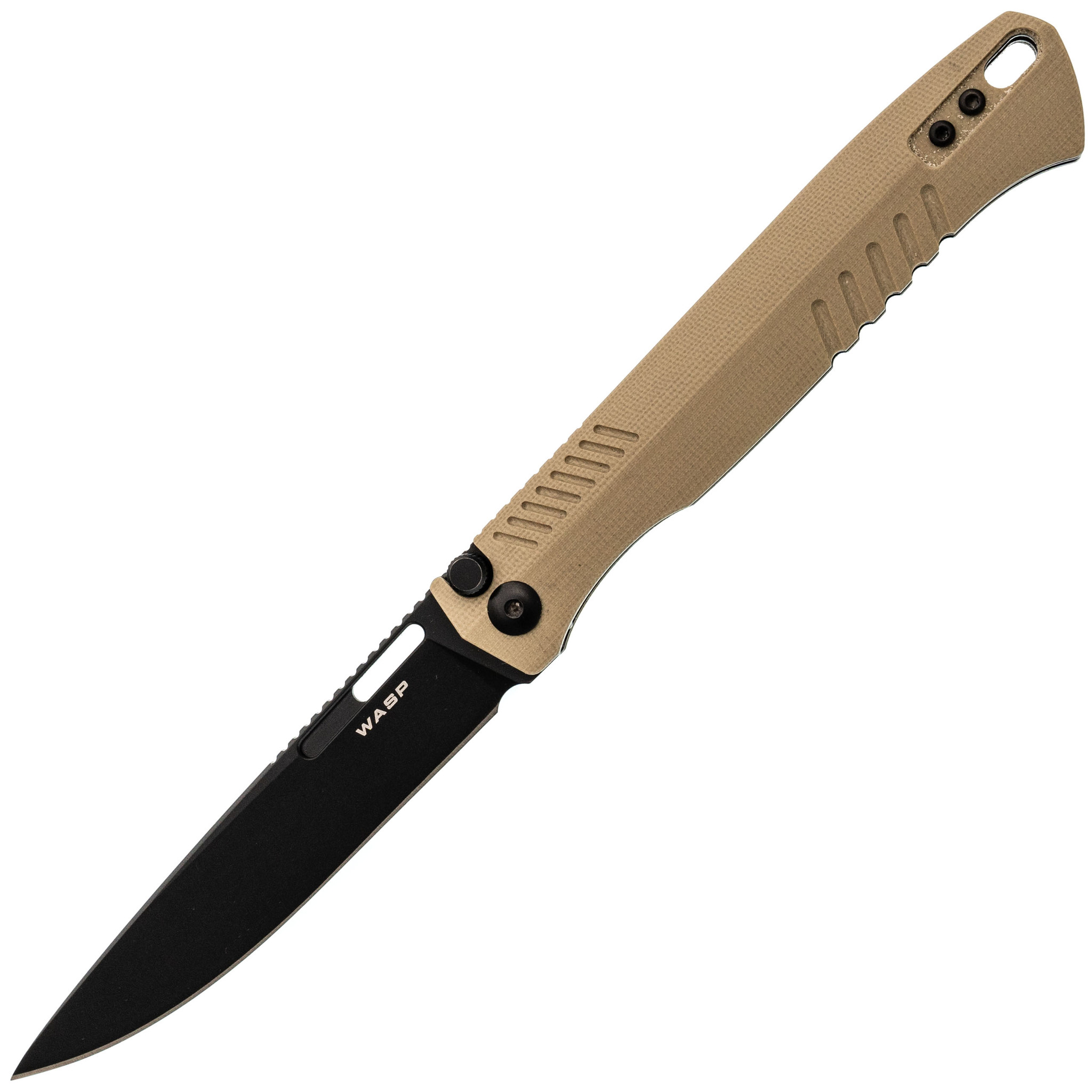 Складной нож Mr.Blade Wasp Tan, сталь D2, BW, рукоять песочный G-10