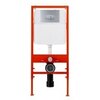 BelBagno BB026/BB050CR.MAT Инсталляция для унитаза с клавишей смыва, цвет: хром
