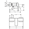 Hansgrohe Metropol 32560340 Смеситель для душа, ВМ, BBC