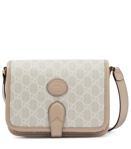Миниатюрная сумка через плечо Gucci Interlocking G
