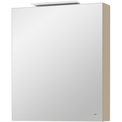 Roca Oleta 857645515 Зеркальный шкаф левый 600 мм, 600х137х700 мм, c LED-светильником, включение от общего выключателя, капучино фото