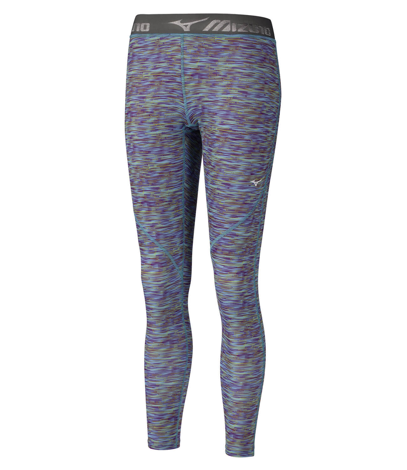 Тайтсы женские Mizuno Impulse Print Long Tight синие