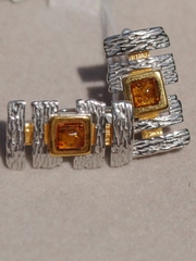 Патера (серьги из серебра)