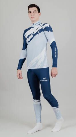 УЦЕНКА-Лыжный гоночный костюм Nordski Premium унисекс pearl blue