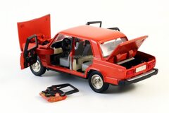 VAZ-2105 Lada red with black bottom 1:43 Agat Mossar Tantal