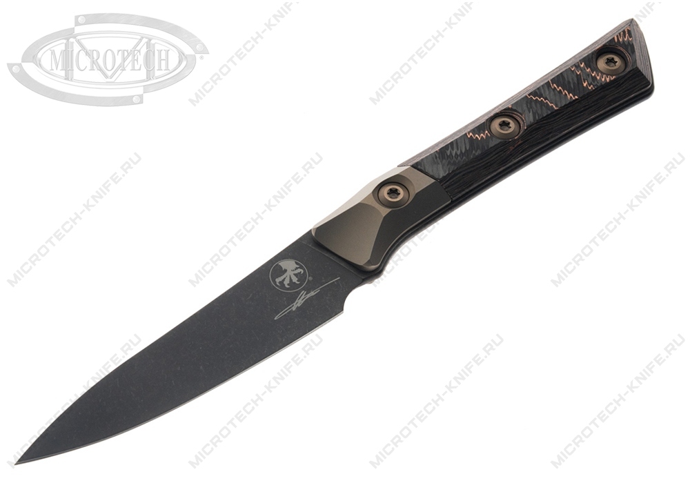 Нож Microtech Kitchen Paring Bolster 3500B-1DLCLWCFS DLC Carbon