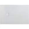 BelBagno TRAY-MR-UNO-AH-120/80-35-W-BO Поддон из искусственного мрамора в комплекте с сифоном с белой матовой декоративной накладкой