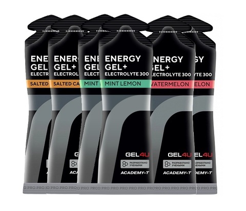 Набор энергетических гелей с электролитами GEL4U Energy GEL 60 г микс