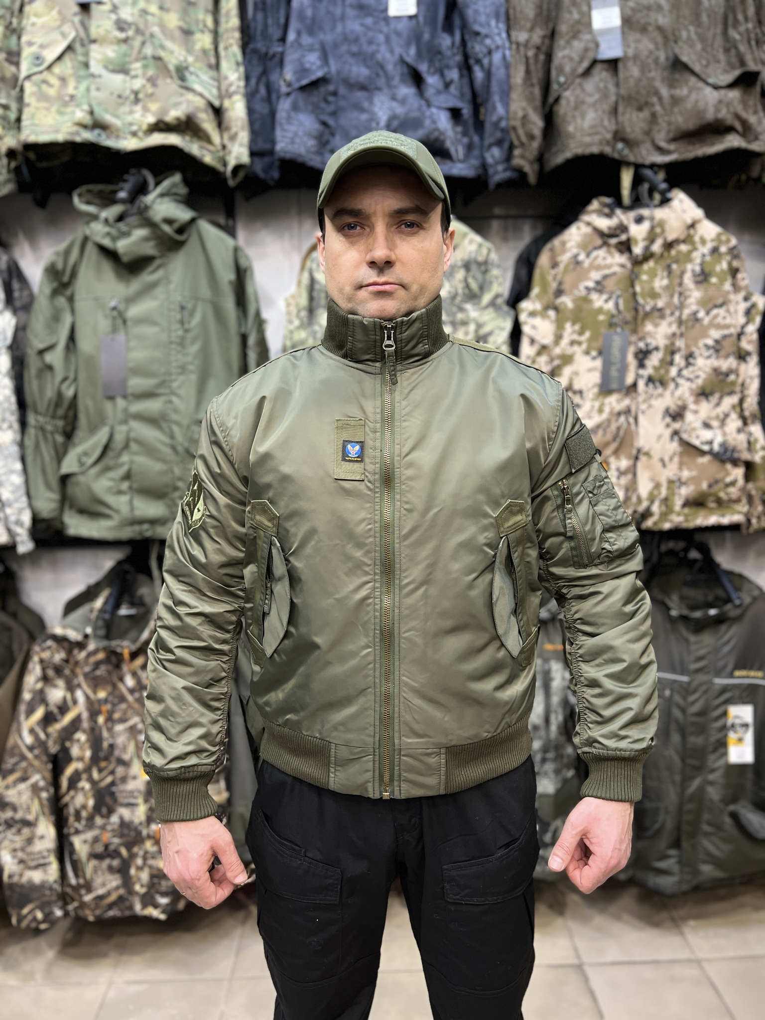 Бомбер Пилот 7.62 Armyfans Зимний Олива