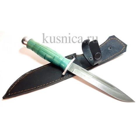 Нож HP-43 Вишня Коваль, сталь Булат, рукоять стабилизированная карельская береза