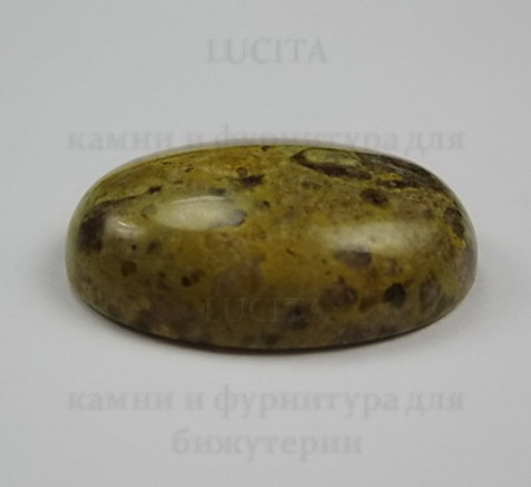 Кабошон овальный Яшма Шкура леопарда, 25х18 мм №6 ()