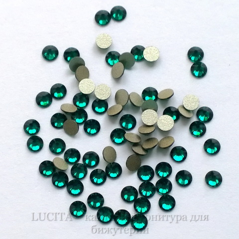 2028/2058 Стразы Сваровски холодной фиксации Emerald ss12 (3,0-3,2 мм), 10 штук ()