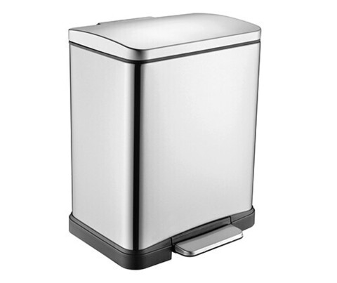 WasserKRAFT K-622 Урна 12 л, цвет: хром