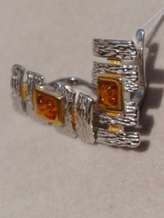Патера (серьги из серебра)