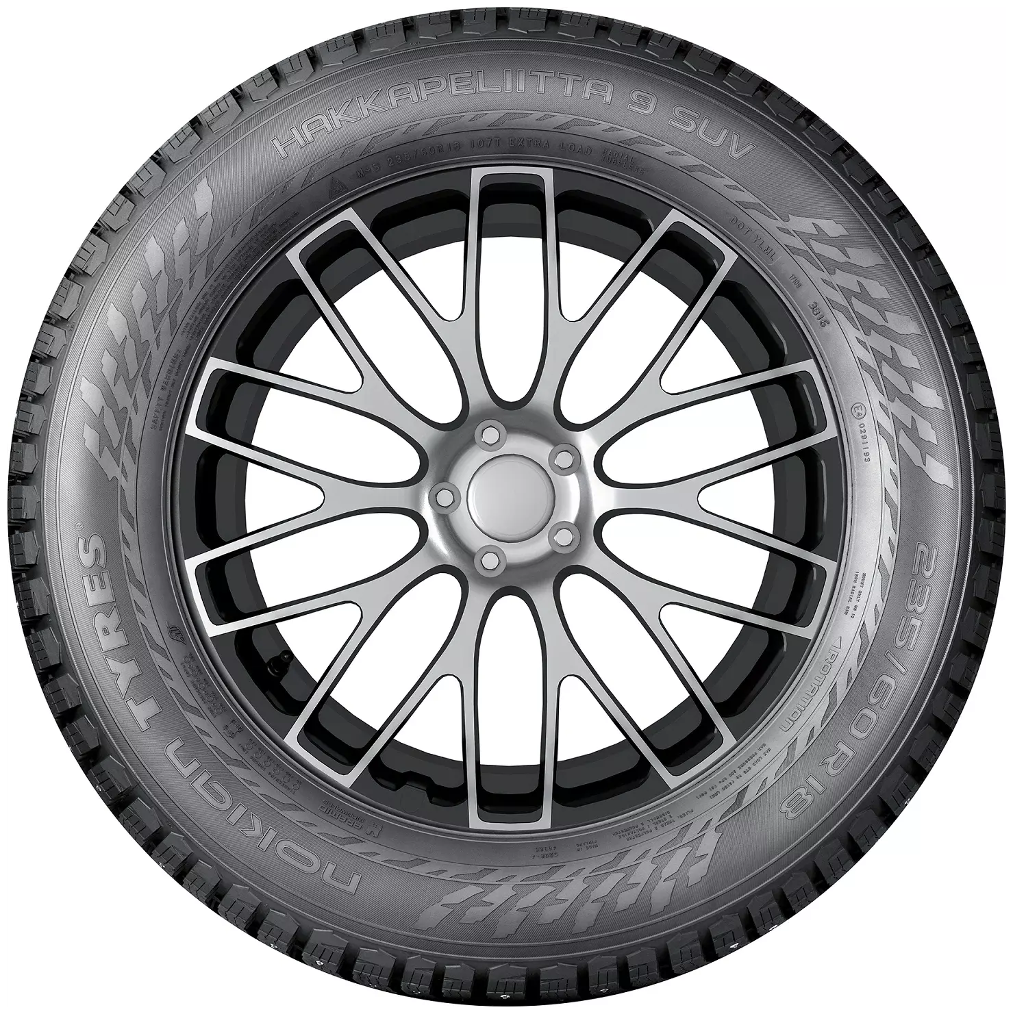 Nokian Hakkapeliitta 9 SUV 255/45R19 104T XL шип